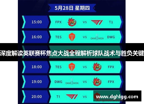 深度解读英联赛杯焦点大战全程解析球队战术与胜负关键